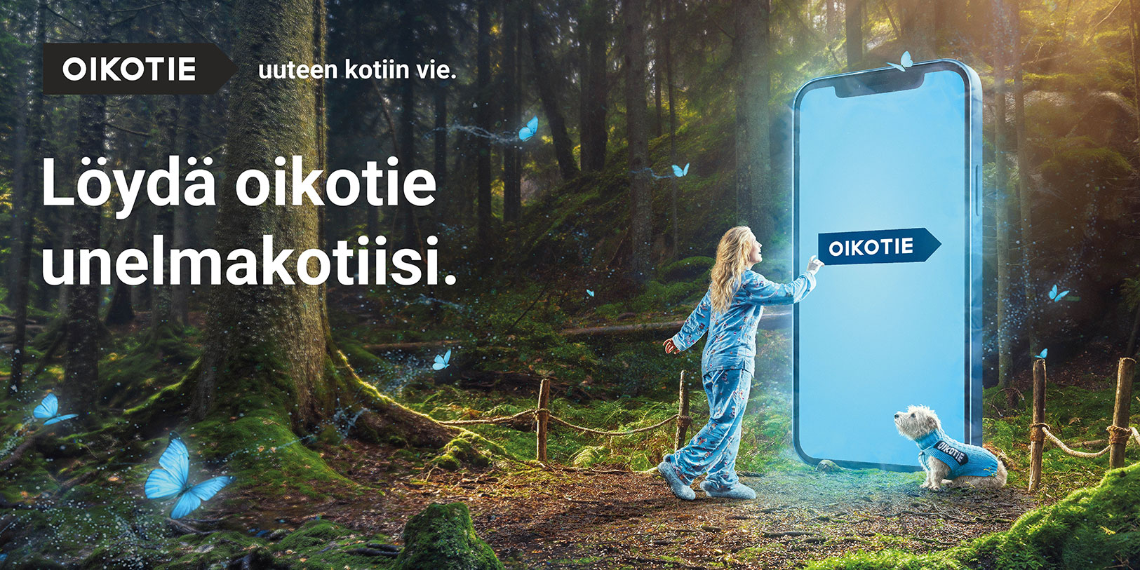 Satumetsä printti vaaka